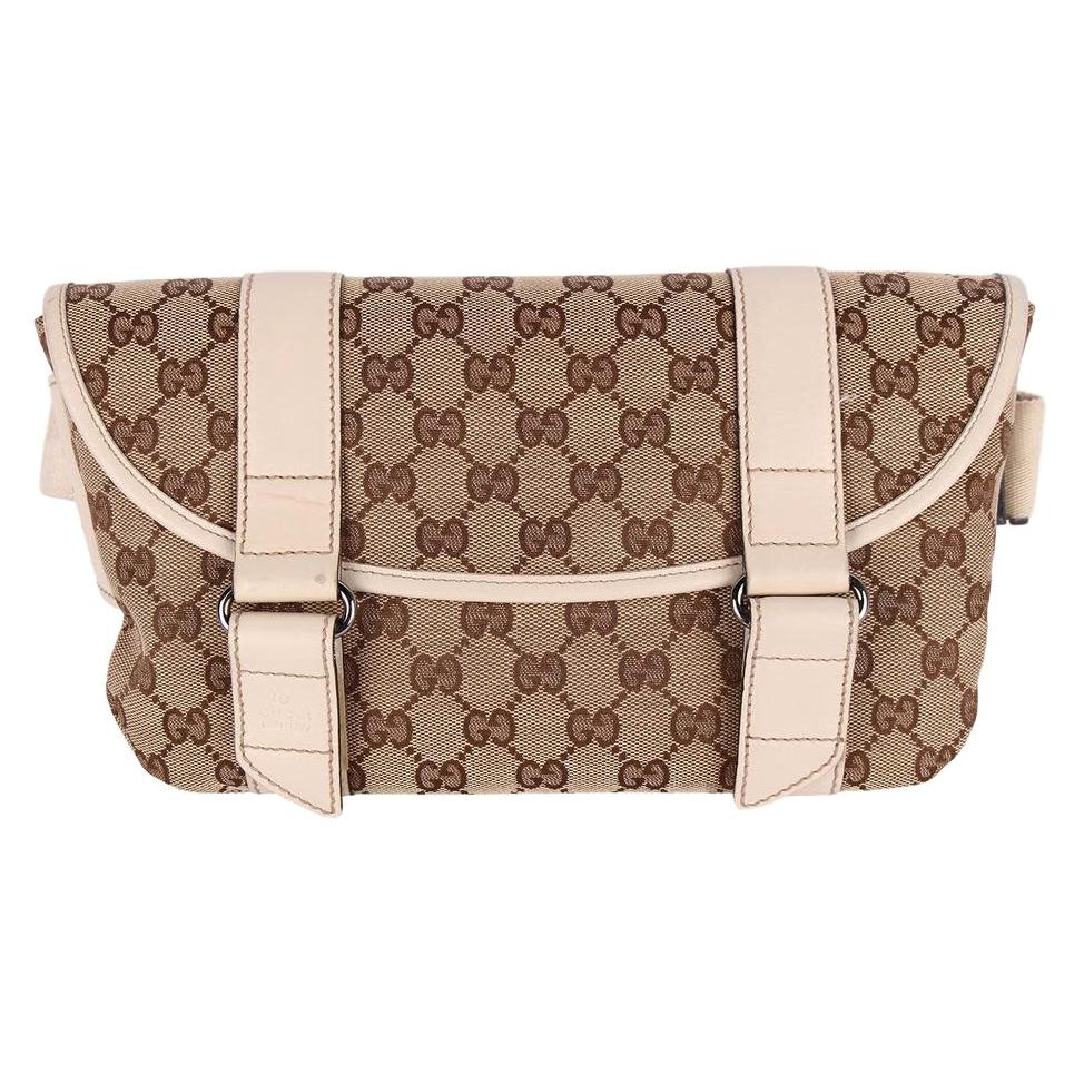 Gucci Brown GG Canvas Fanny Pack Belt Bag