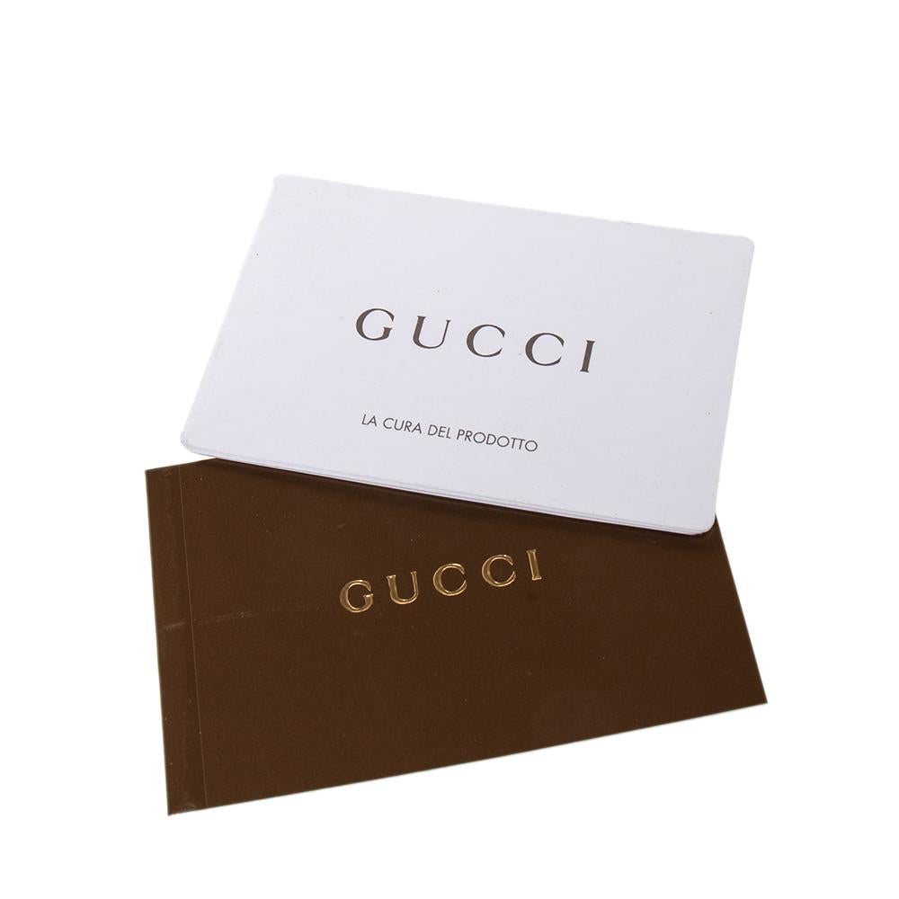 Gucci Brown GG Crystal And Leather Babouska Hobo 7
