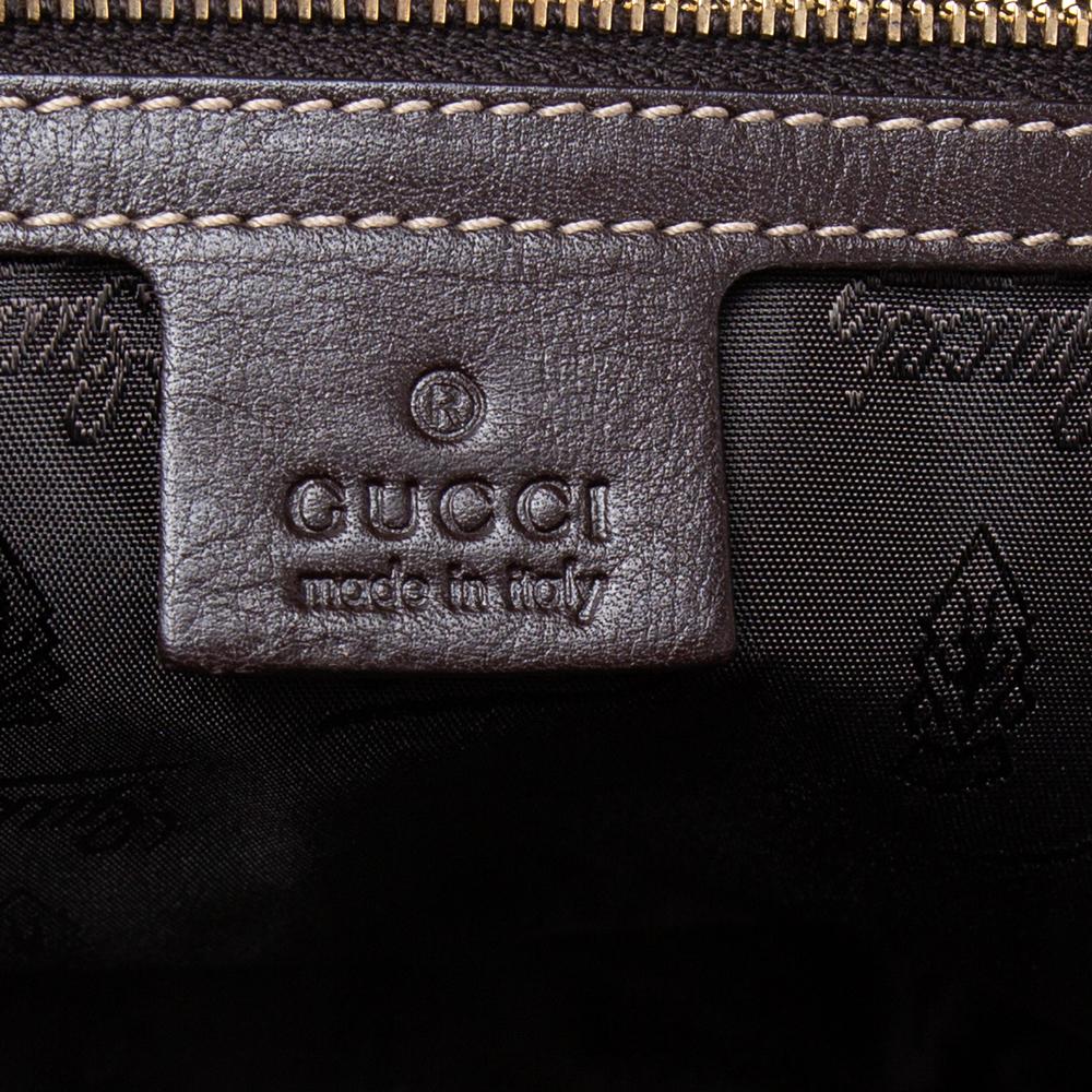 Gucci Brown GG crystal Canvas Hysteria Satchel 7