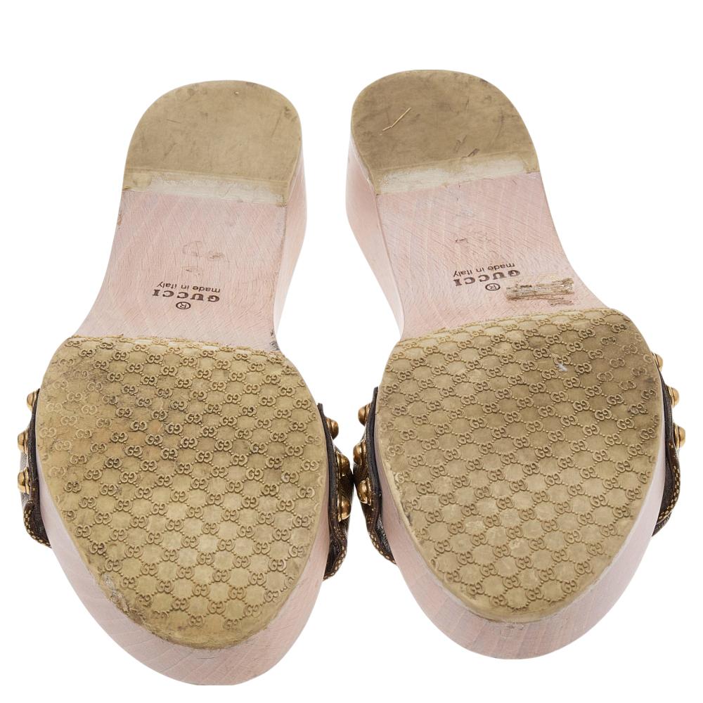 brown gucci sandals