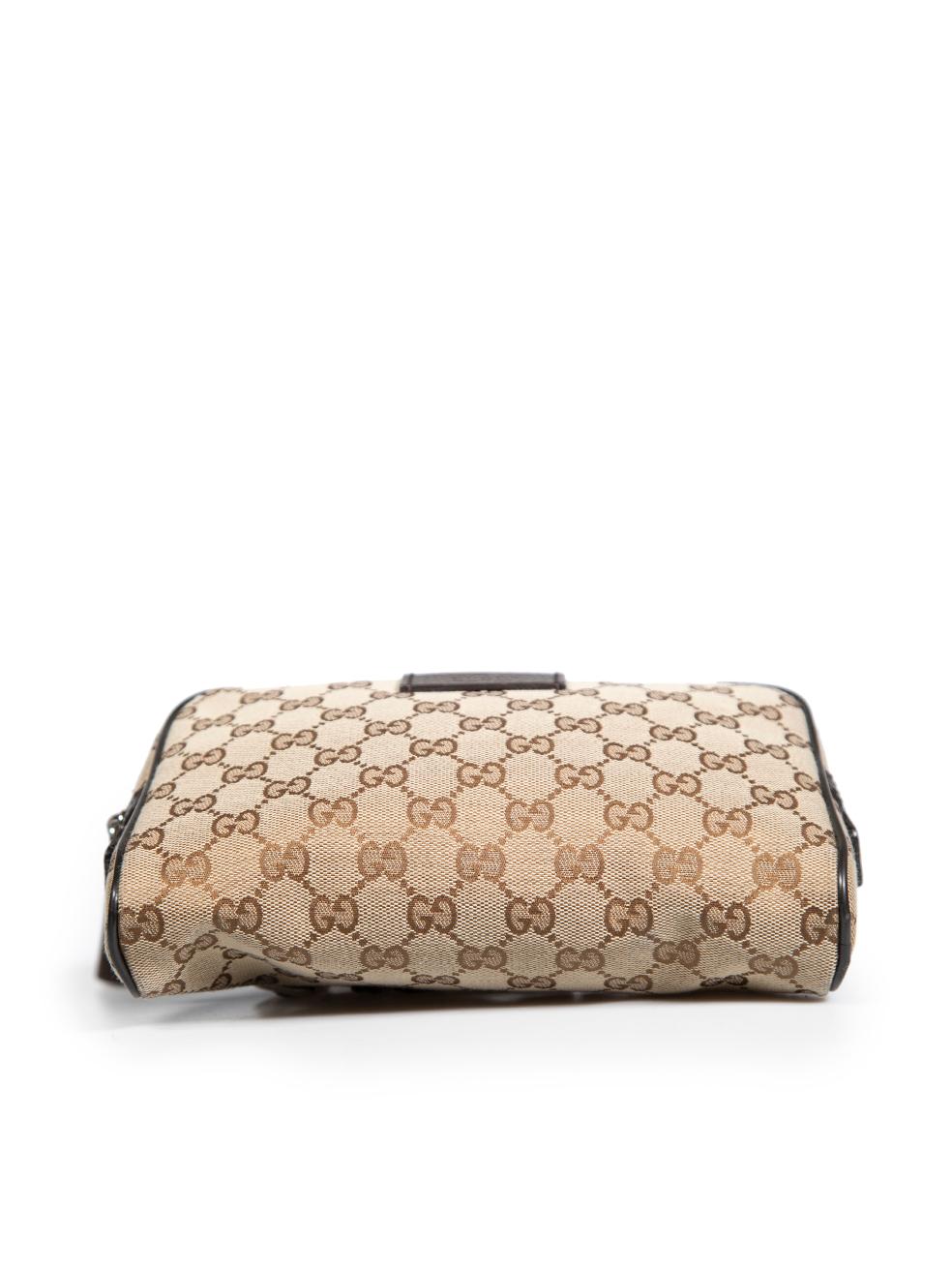 Women's Gucci Brown GG Guccissima Waist Belt Bag For Sale