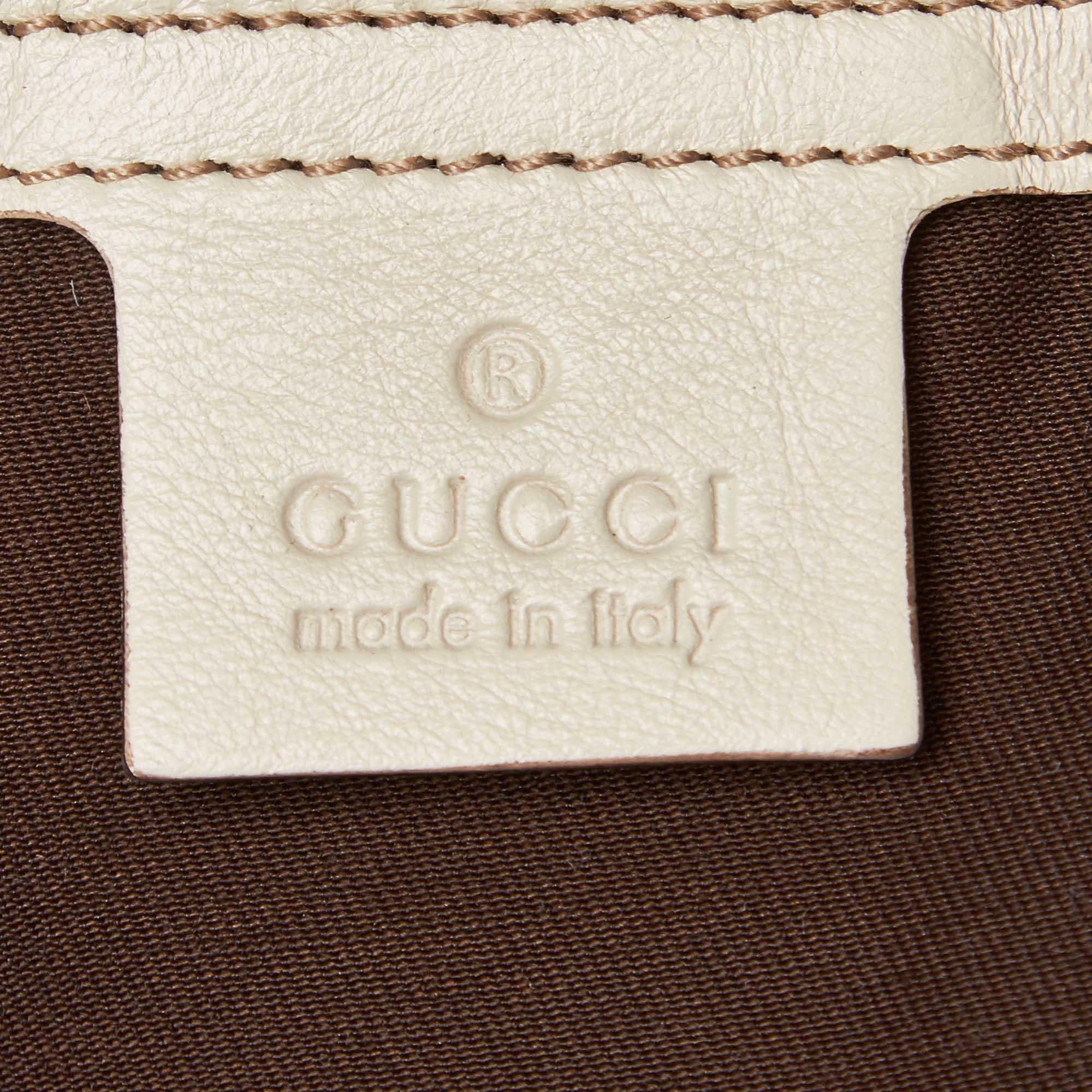 Gucci Brown GG Jacquard Duffel Bag 2