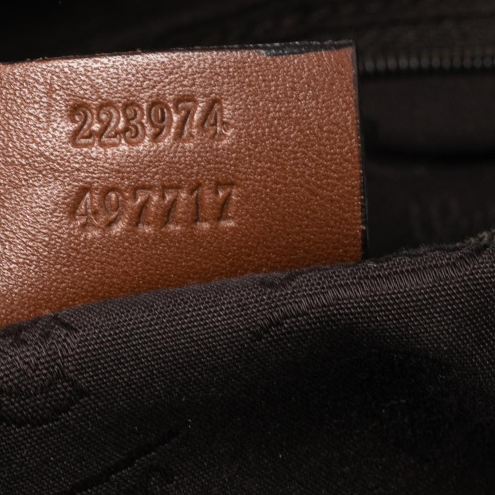 Gucci Brown GG Leather Medium Sukey Boston Bag 3