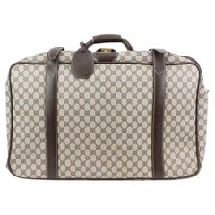 Gucci Brown GG Supreme GG Suitcase Luggage Soft Trunk Upcycle Ready 45g324s