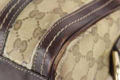 Gucci Brown Gucci GG Crystal Duchessa Boston Bag 927G1