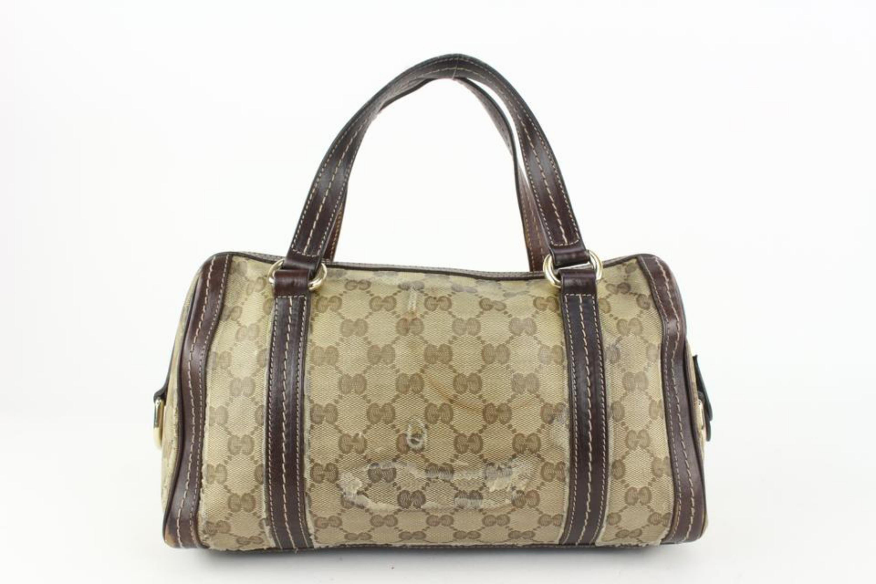 brown gucci boston bag