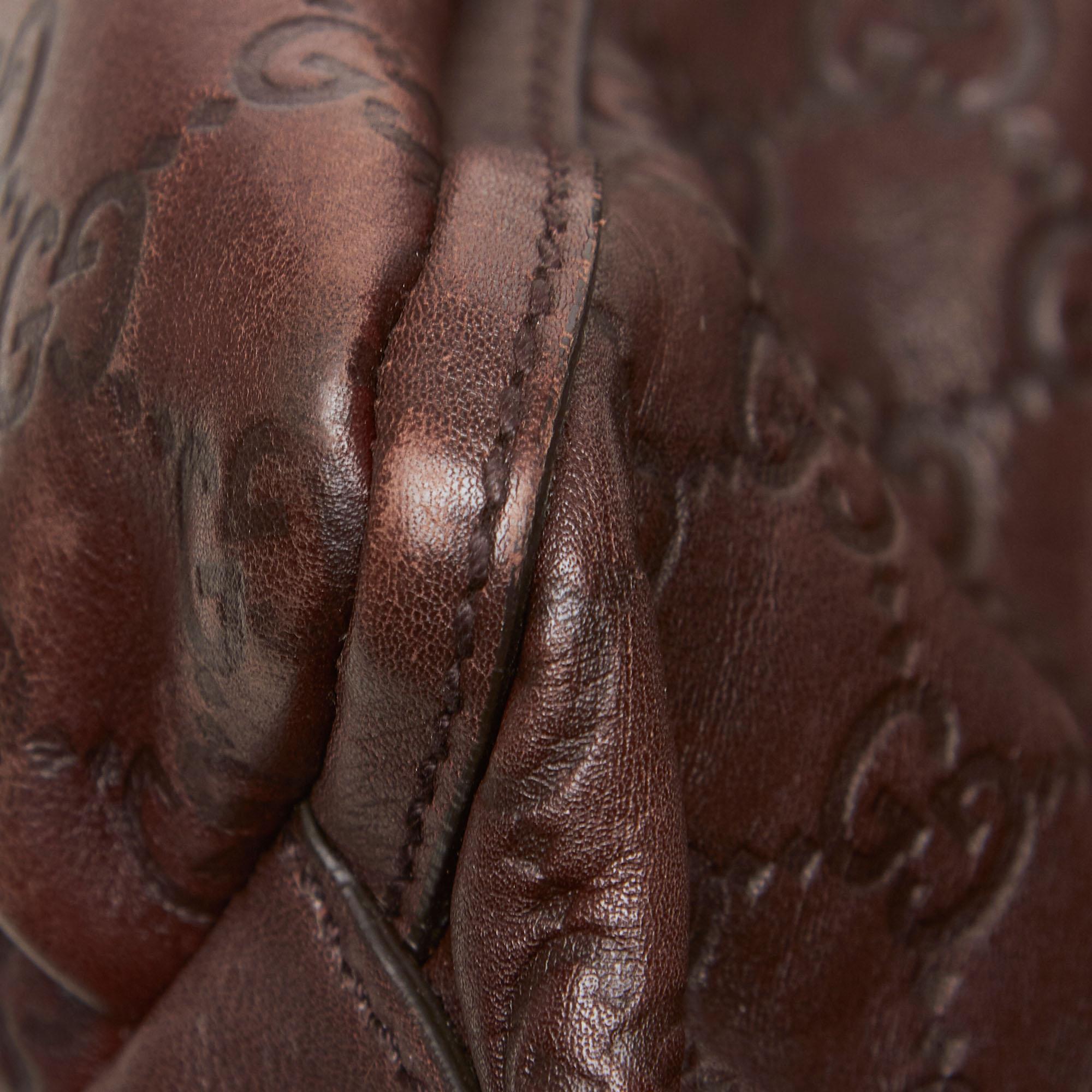Gucci Brown Guccissima Abbey D-Ring Shoulder Bag 6