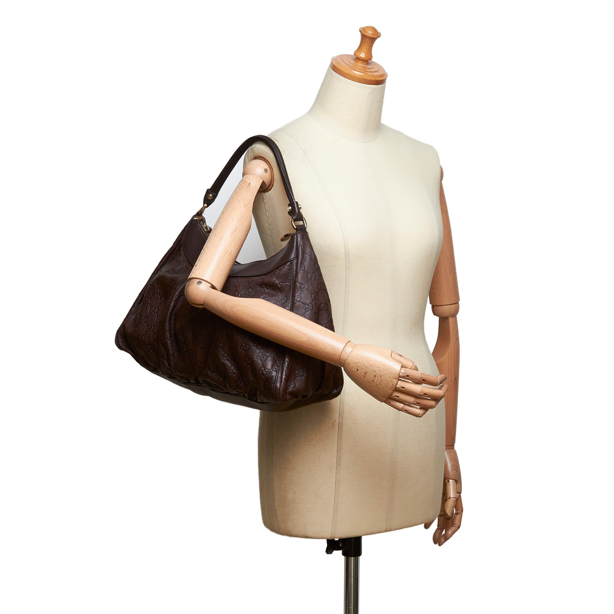 Gucci Brown Guccissima Abbey D-Ring Shoulder Bag 9