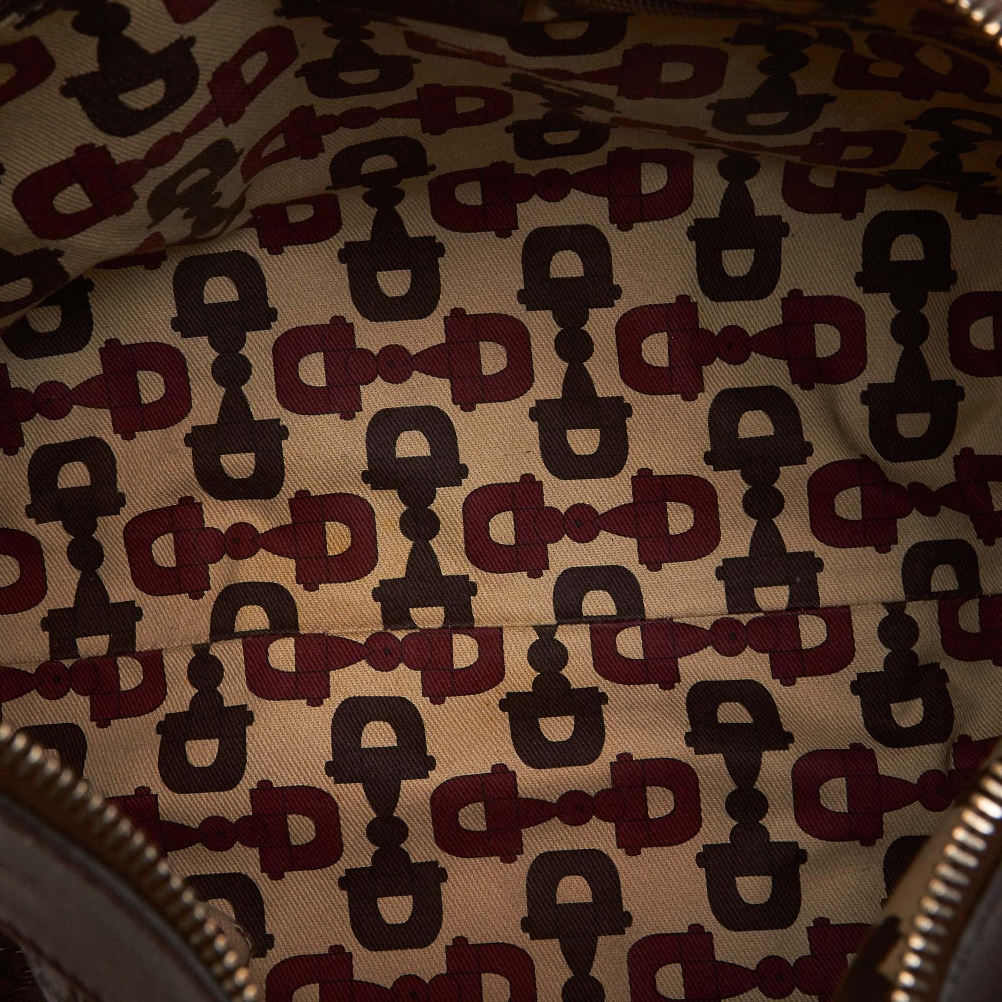 Women's Gucci Brown Guccissima Abbey D-Ring Shoulder Bag