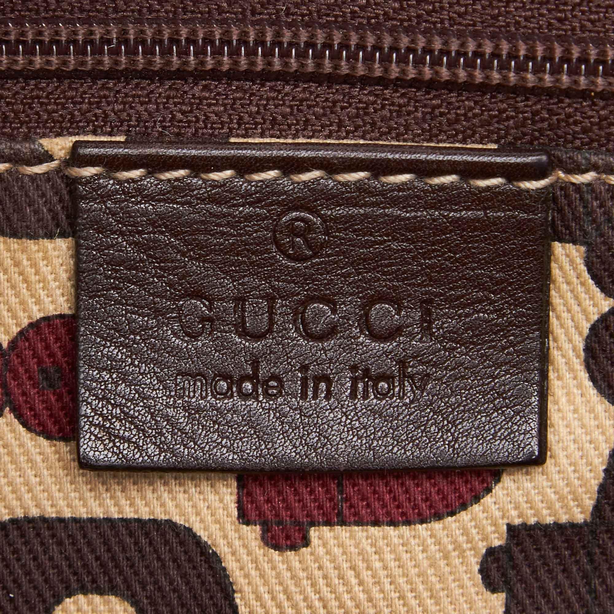 Gucci Brown Guccissima Abbey D-Ring Shoulder Bag 1