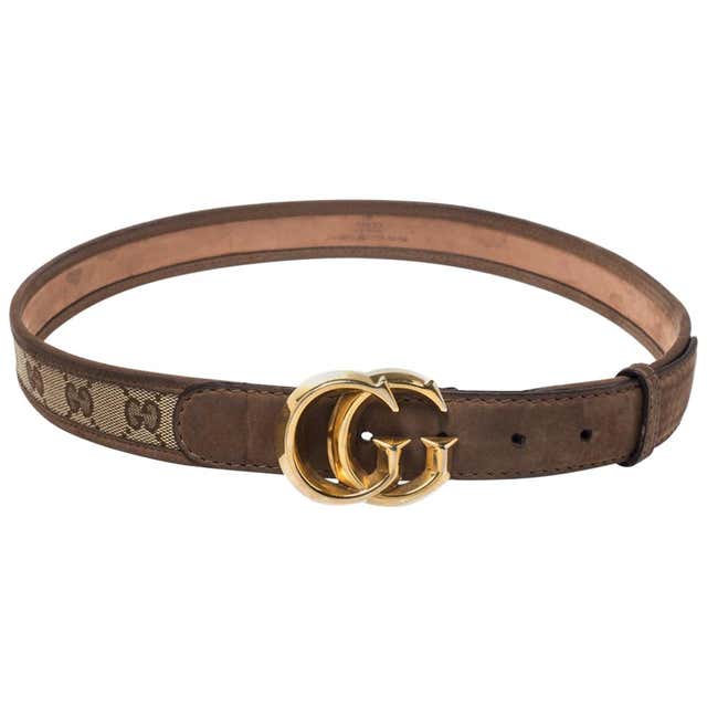 TOM FORD - GUCCI black spazzalato leather belt with gilt buckle For ...