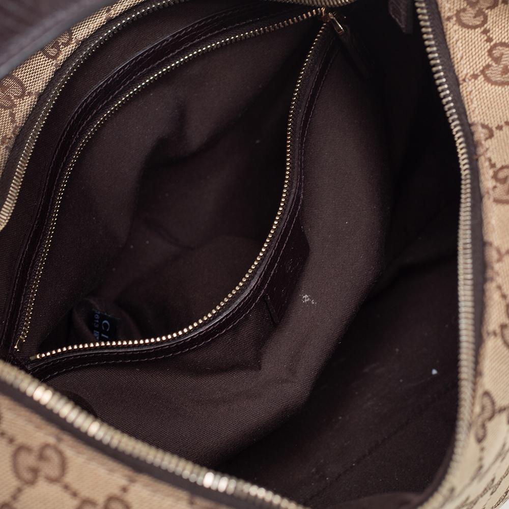 Gucci Brown Guccissima Canvas Horsebit Hobo 5