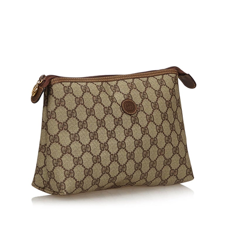 Gucci Brown Guccissima Clutch Bag For Sale at 1stdibs