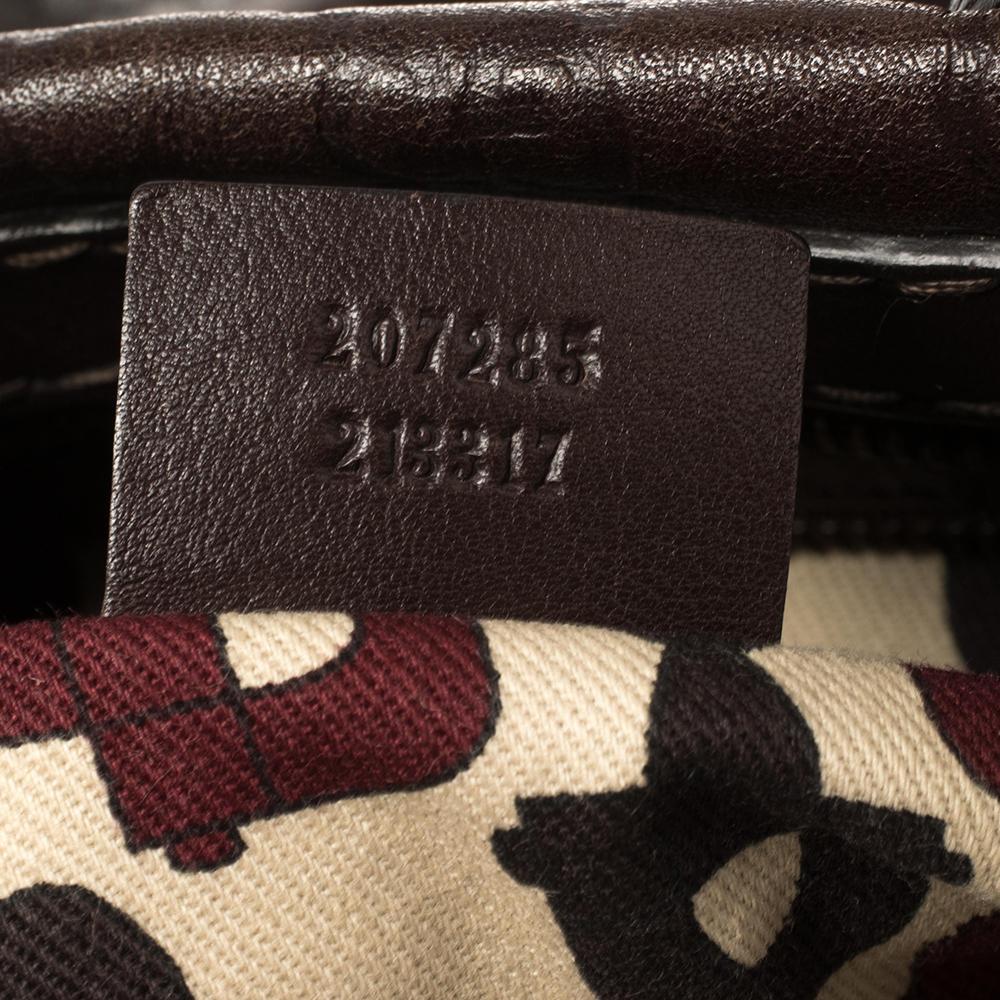 Gucci Brown Guccissima Leather Babouska Heart Tote 6