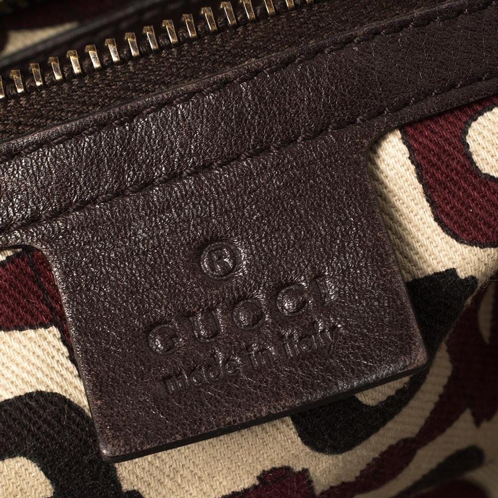 Gucci Brown Guccissima Leather Babouska Heart Tote 7