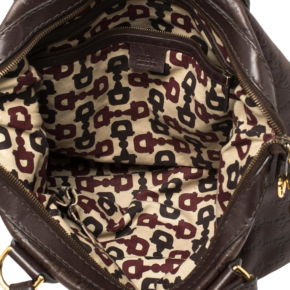 Gucci Brown Guccissima Leather Babouska Heart Tote 3