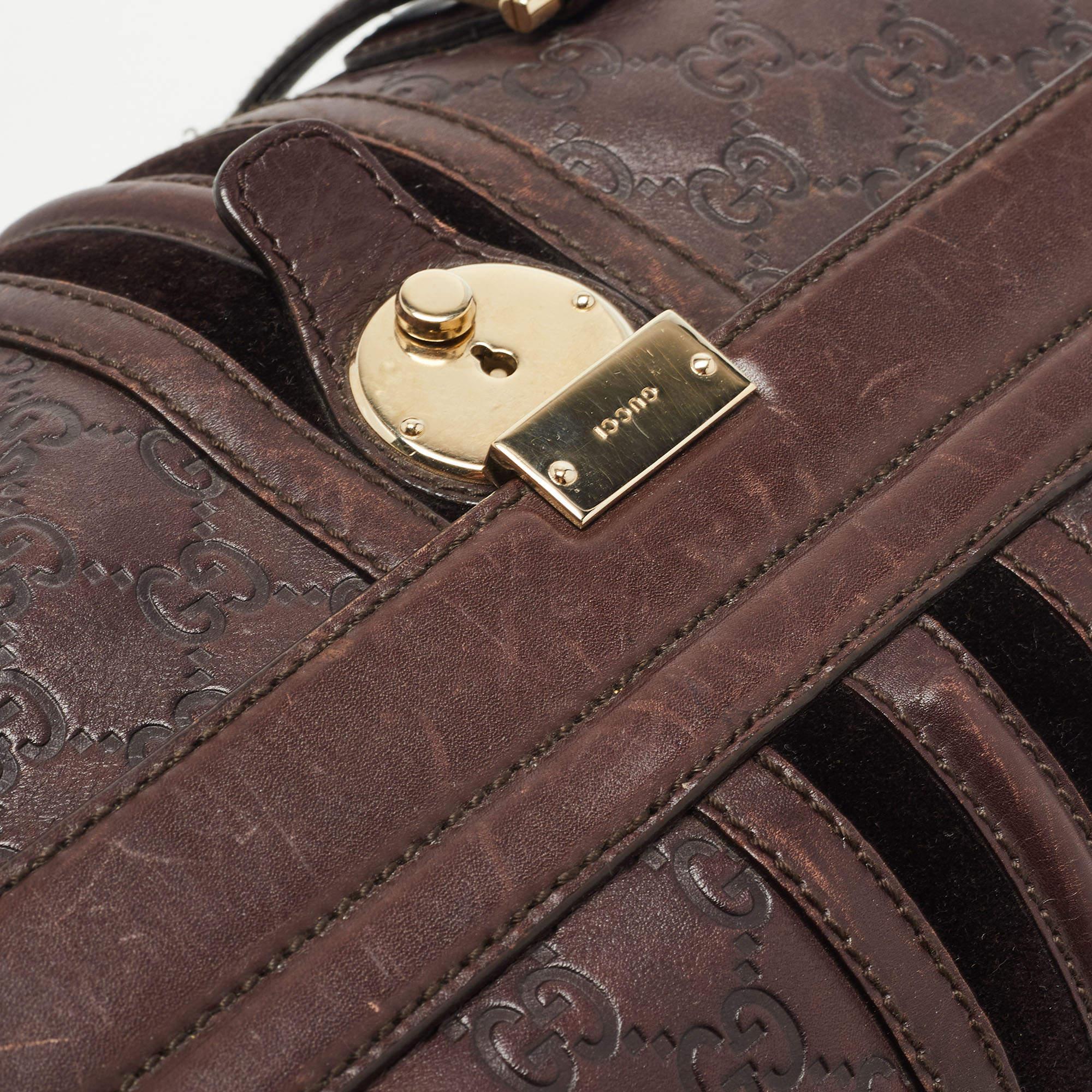 Gucci Brown Guccissima Leather Doctor Bag 7