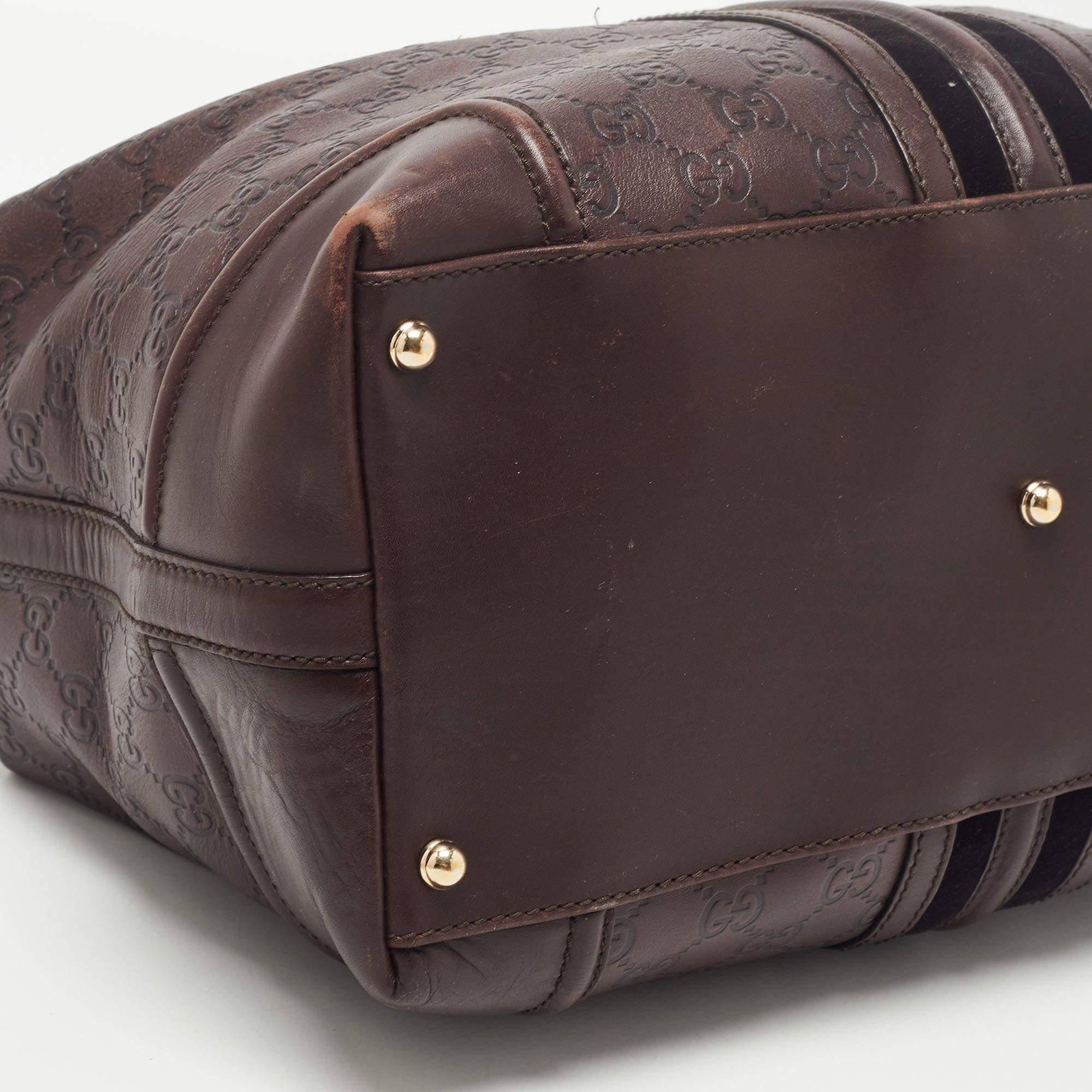Gucci Brown Guccissima Leather Doctor Bag 11