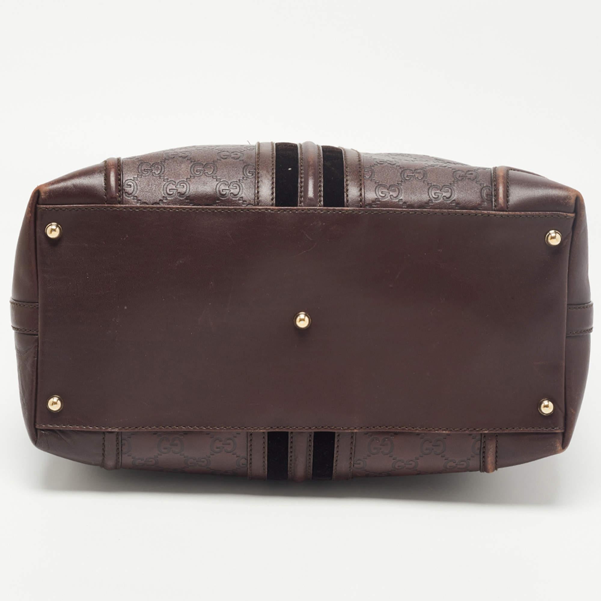 Gucci Brown Guccissima Leather Doctor Bag 1