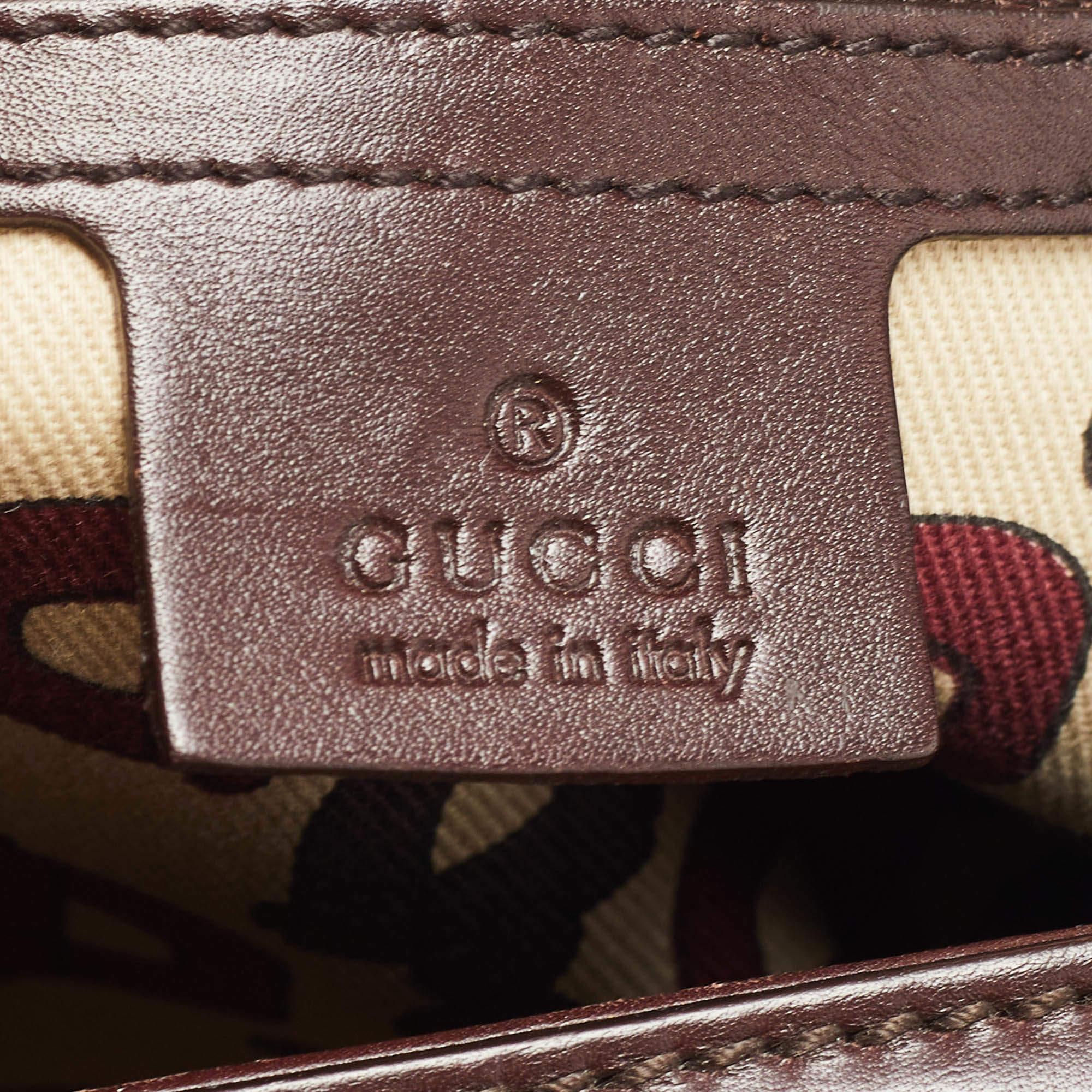 Gucci Brown Guccissima Leather Doctor Bag 2
