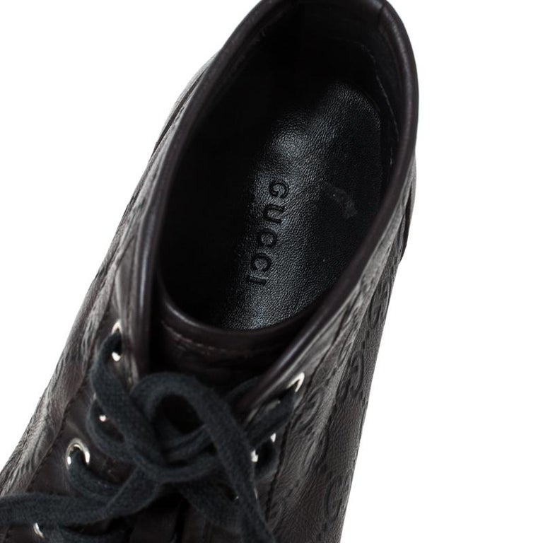 guccissima high top sneakers