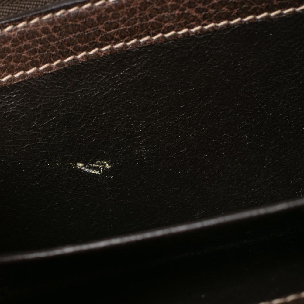 Gucci Brown Guccissima Leather Horsebit Continental Flap Wallet 2