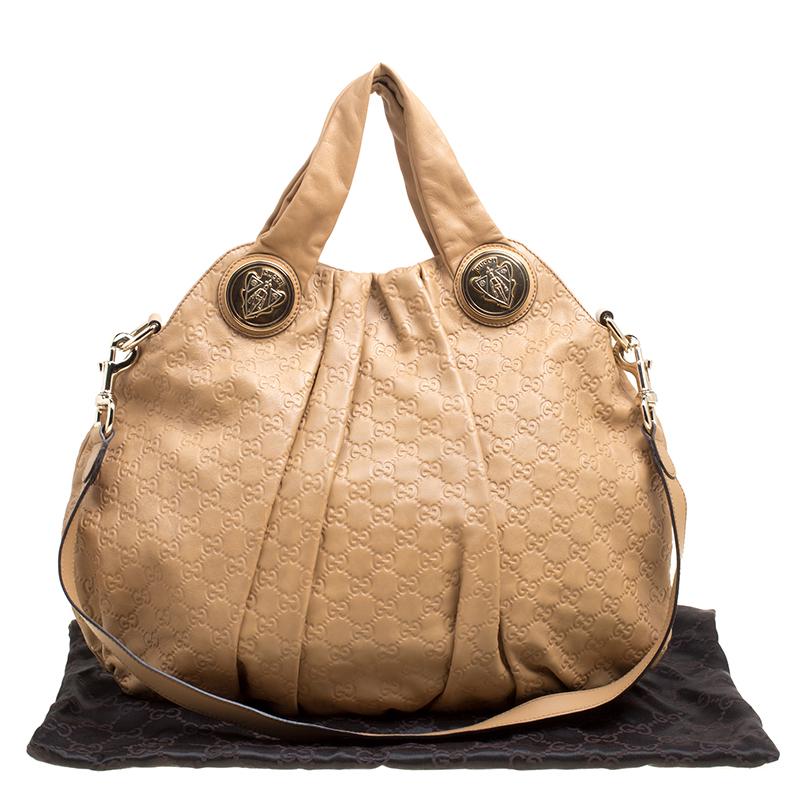 Gucci Brown Guccissima Leather Large Hysteria Hobo 4