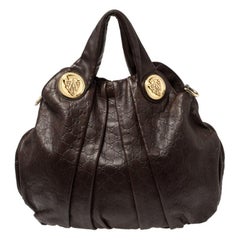 Gucci Brown Guccissima Leather Large Hysteria Hobo