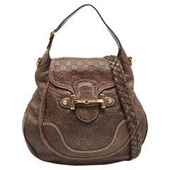 Gucci Brown Guccissima Leather Large New Pelham Hobo