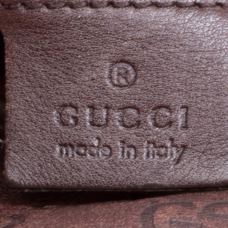 Gucci Brown Guccissima Leather Medium Horsebit Hobo 6