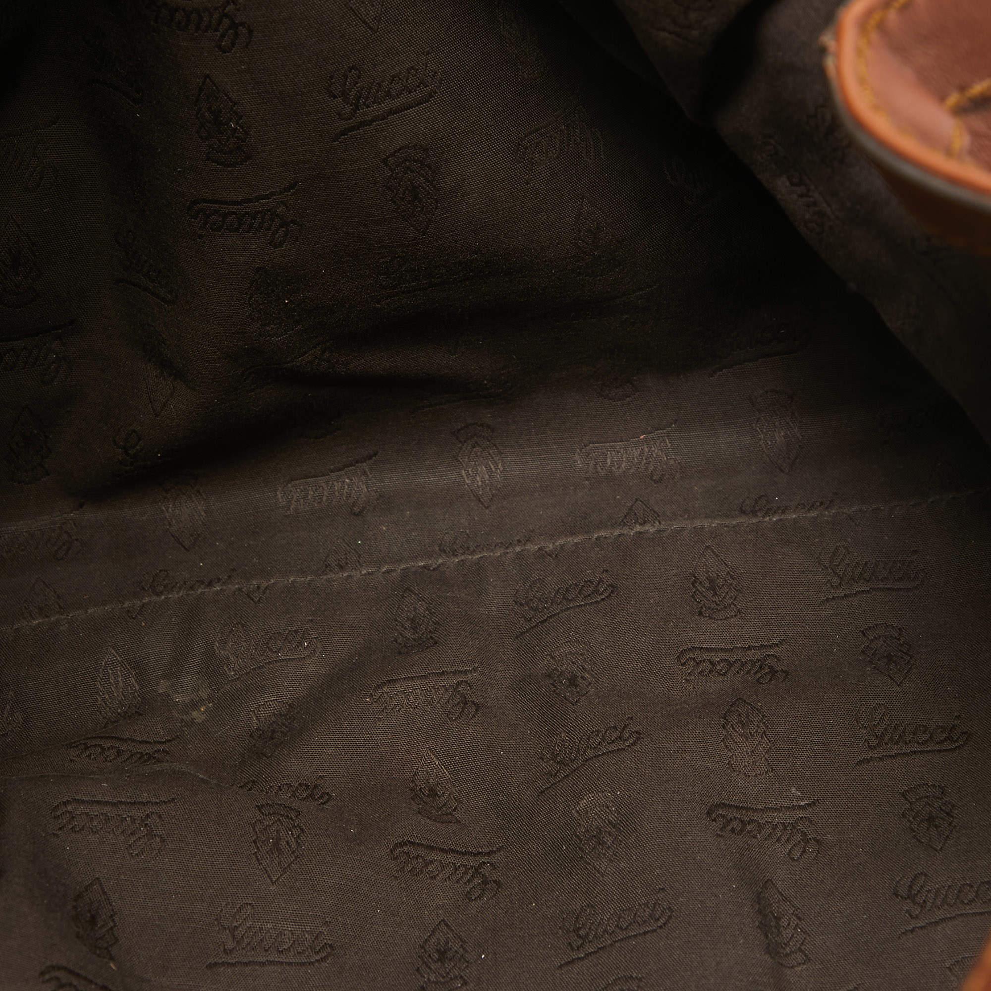 Gucci Brown Guccissima Leather Medium Sukey Tote For Sale 2