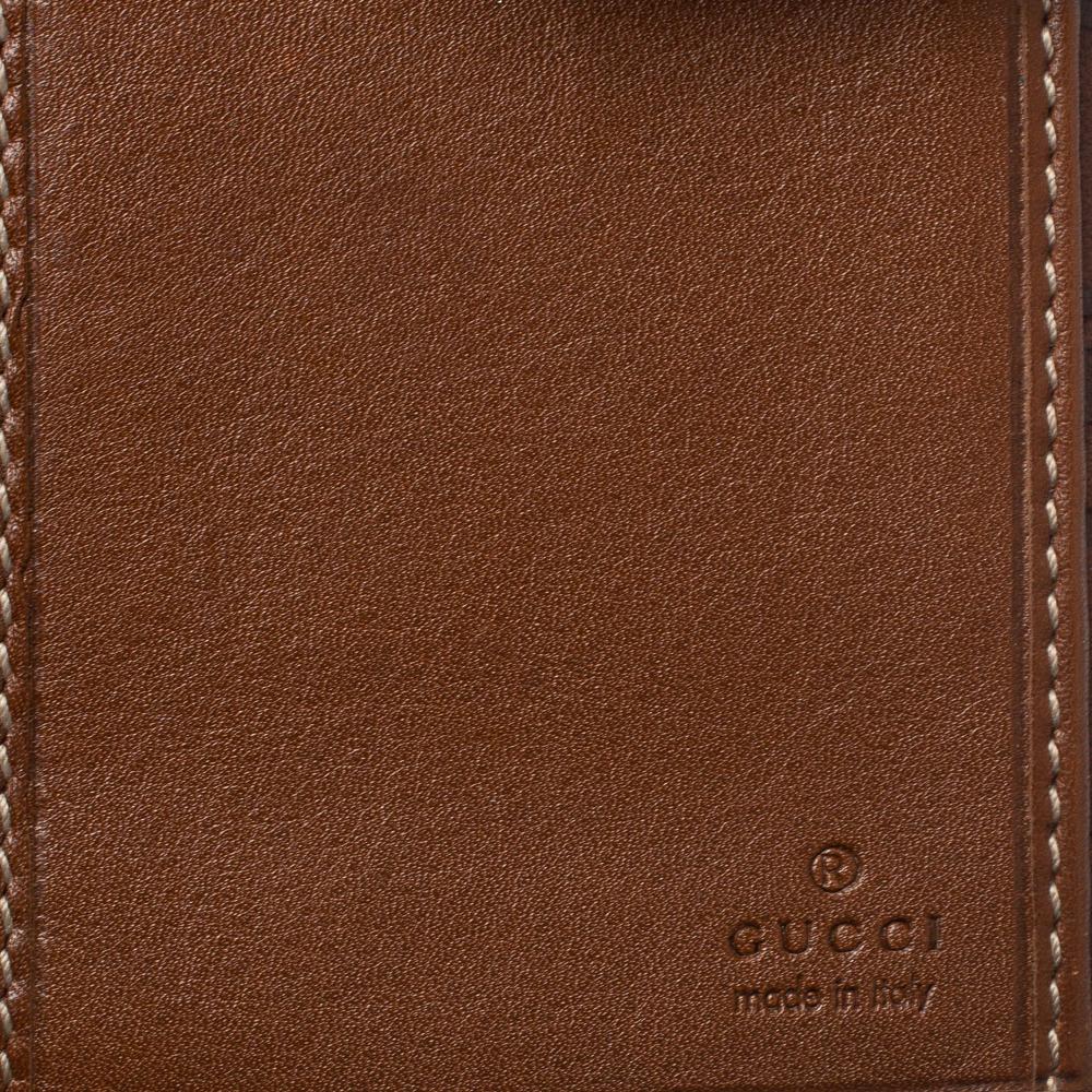 Gucci Brown Guccissima Leather Princy Continental Wallet 4