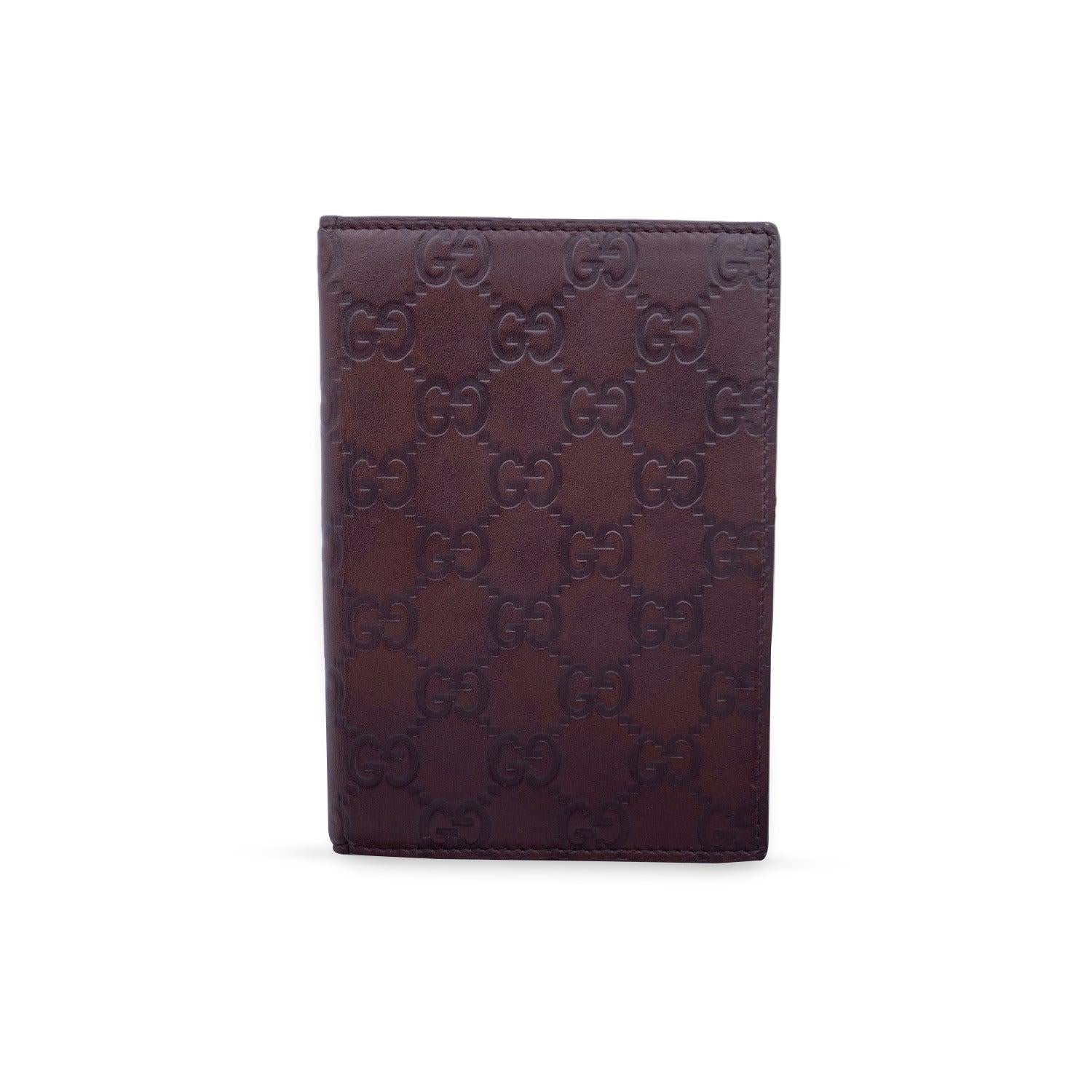Gucci Brown Guccissima Leather Travel Two Photo Frame Pictures Holder For Sale 1