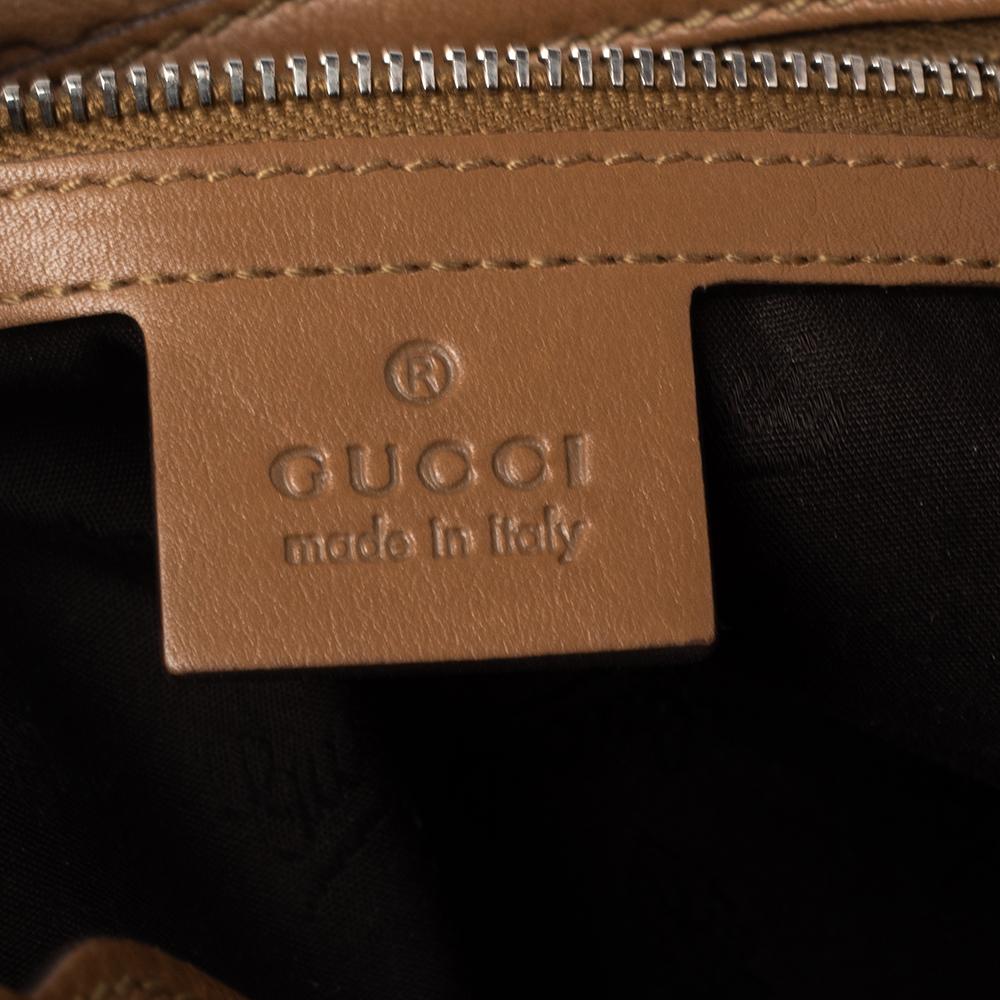 Gucci Brown Guccissima Leather Twins Small Hobo 6