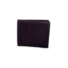Gucci Brown Guccissima Leather Unisex Bifold Card Wallet