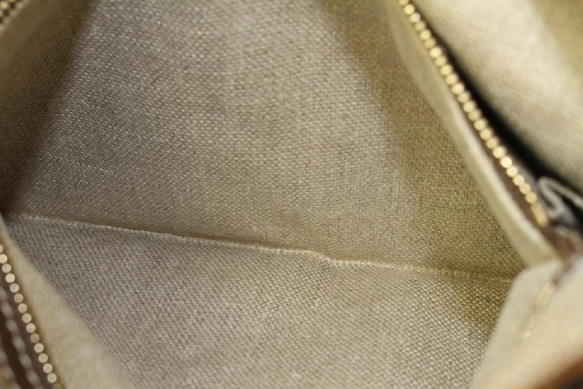 Gucci Brown Leather Capri Ranch Kid Web Chain Hobo shoulder bag 267gk30 For Sale 6