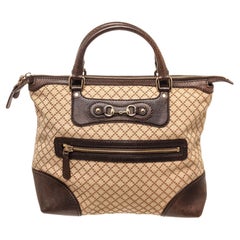 Vintage Gucci Brown Leather Catherine Tote Bag