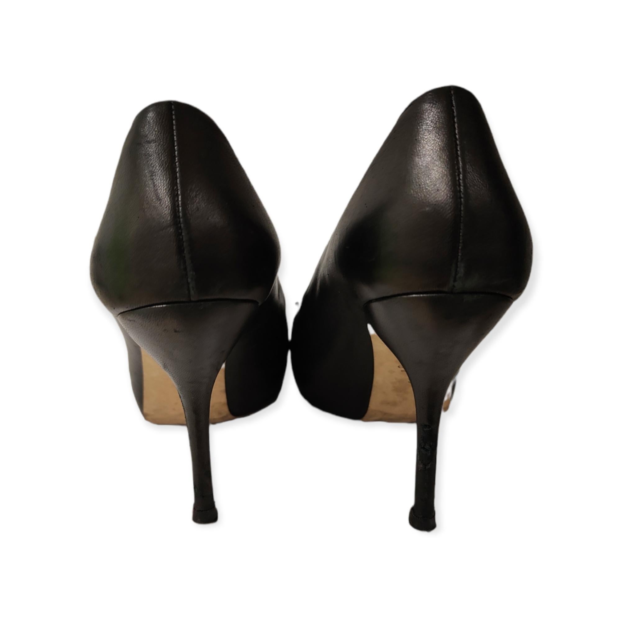 Nero Decollete in pelle marrone Gucci in vendita