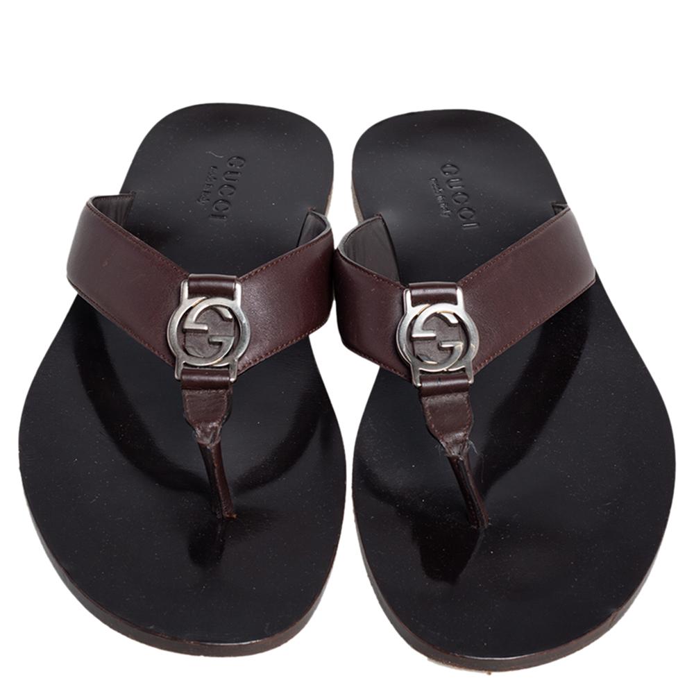 Used gucci thong sandals shop