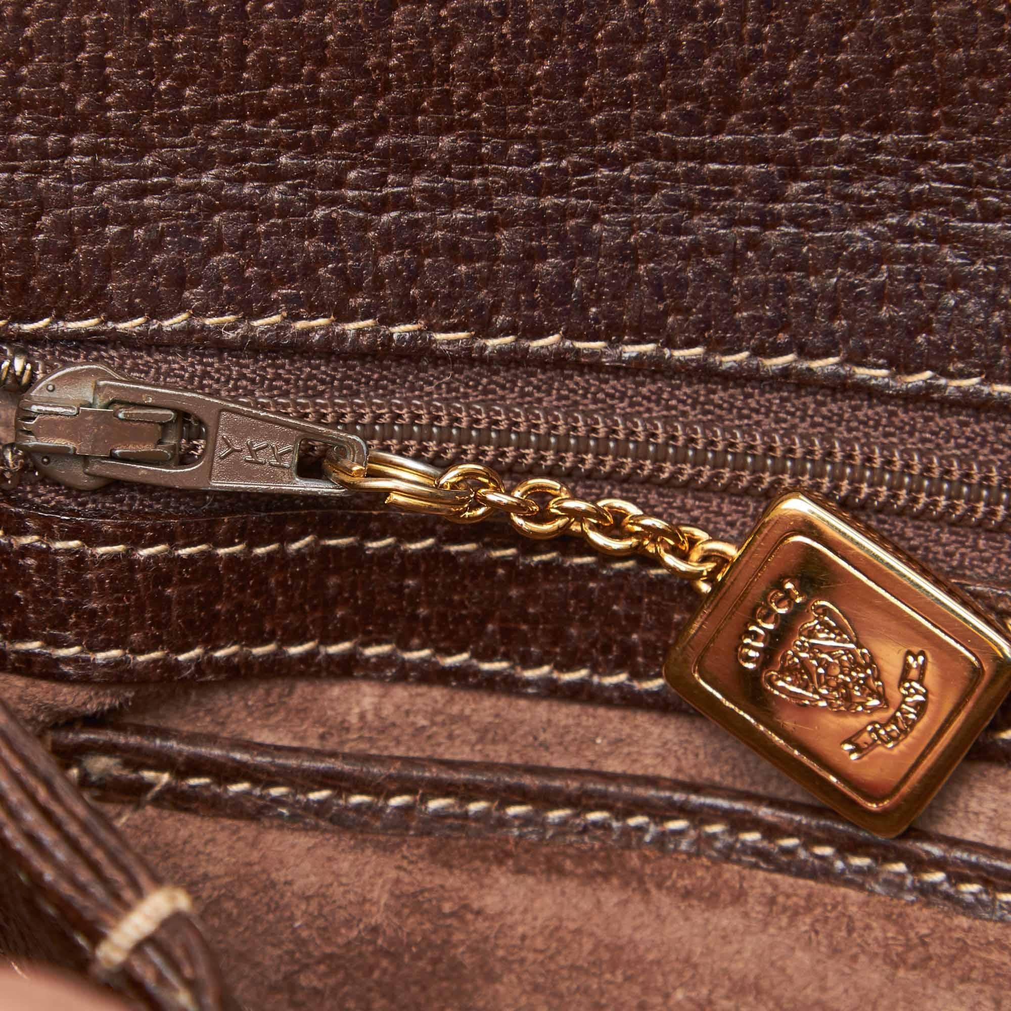 Gucci Brown Leather Handbag 3