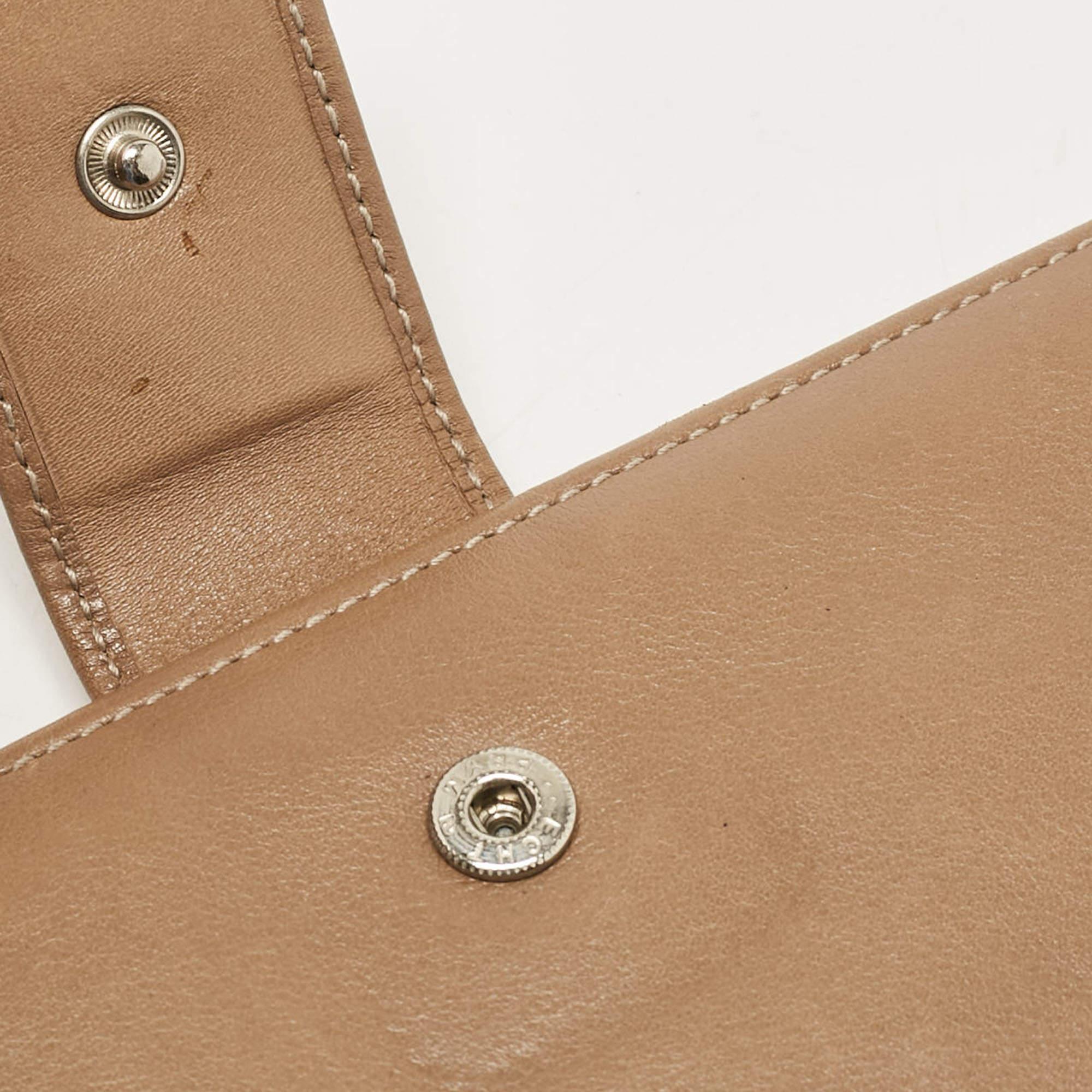 Gucci Brown Leather Horsebit Continental Wallet 4