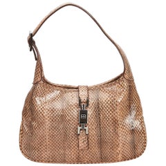 Gucci Brown Leather Jackie Shoulder Bag