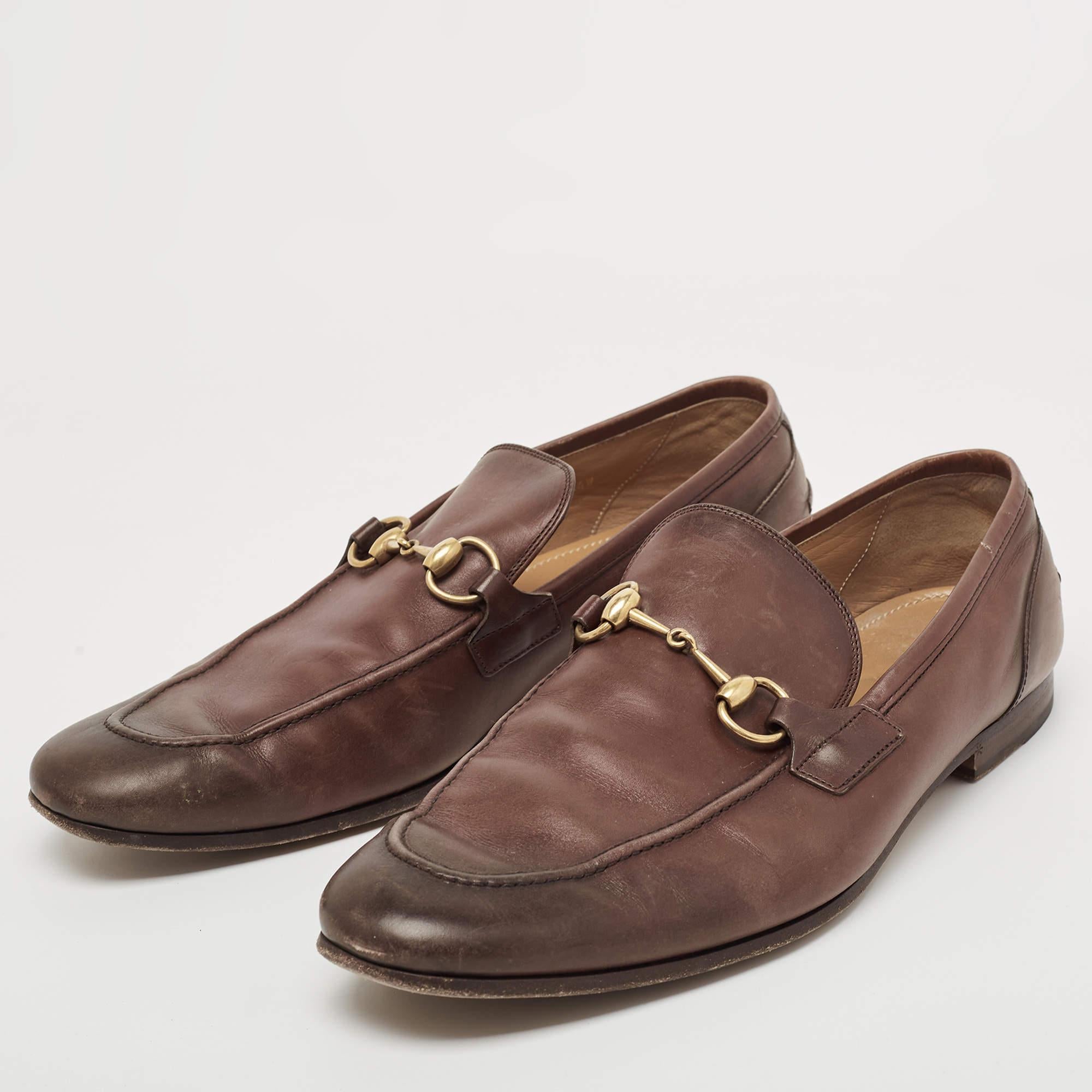 Let comfort and classic style be yours with these designer loafers. Crafted with skill, the high-quality shoes have the perfect construction to take you through the day with utmost ease.

