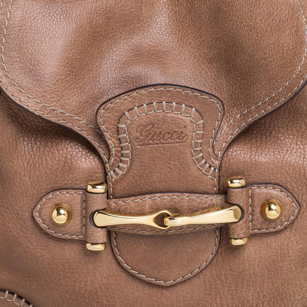 Gucci Brown Leather Large New Pelham Horsebit Shoulder Bag 2