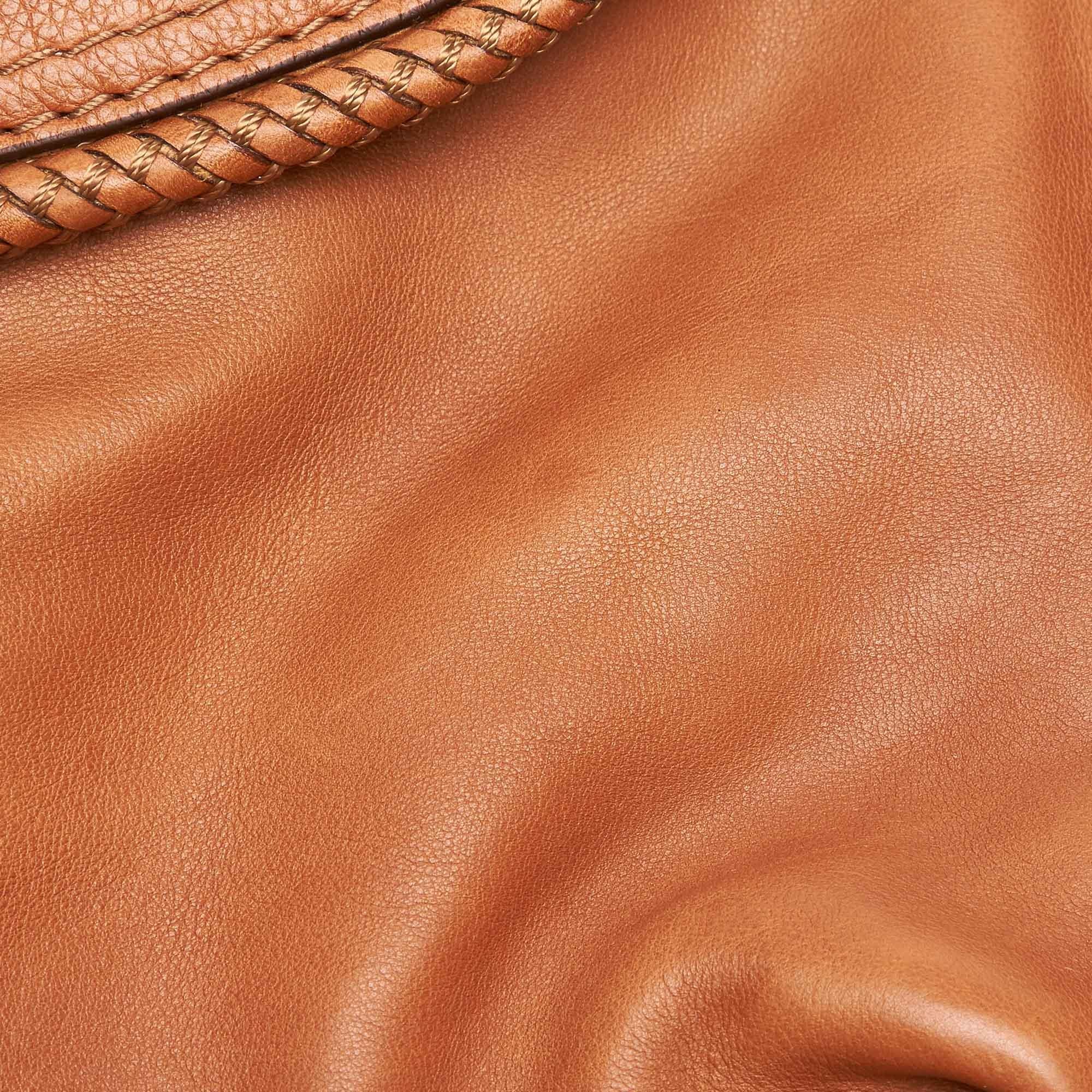 Gucci Brown Leather Marrakech Shoulder Bag For Sale 9