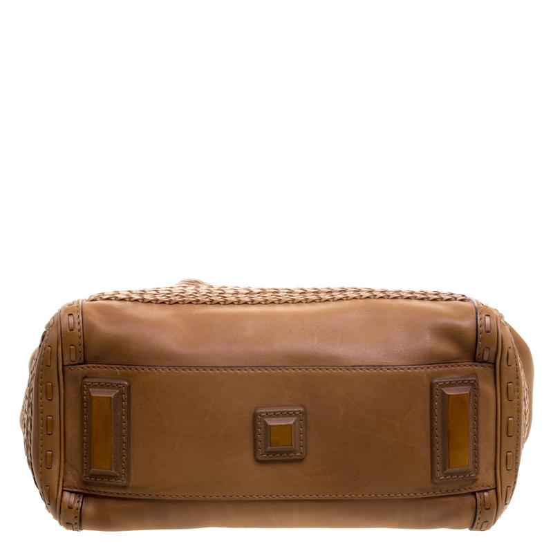 Gucci Brown Leather Medium Handmade Top Handle Satchel 1