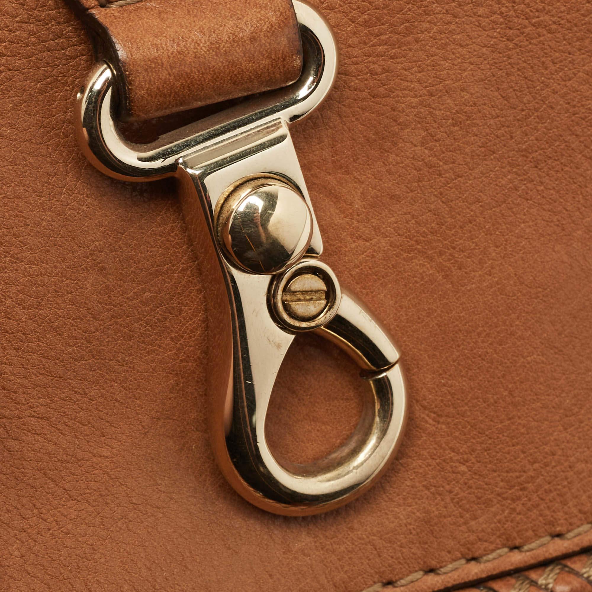 Gucci Brown Leather Medium Marrakech Shoulder Bag For Sale 12