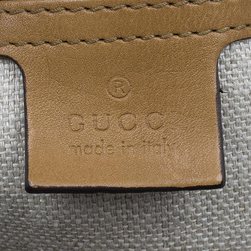 Gucci Brown Leather Medium Marrakech Tassels Metal G Hobo 1