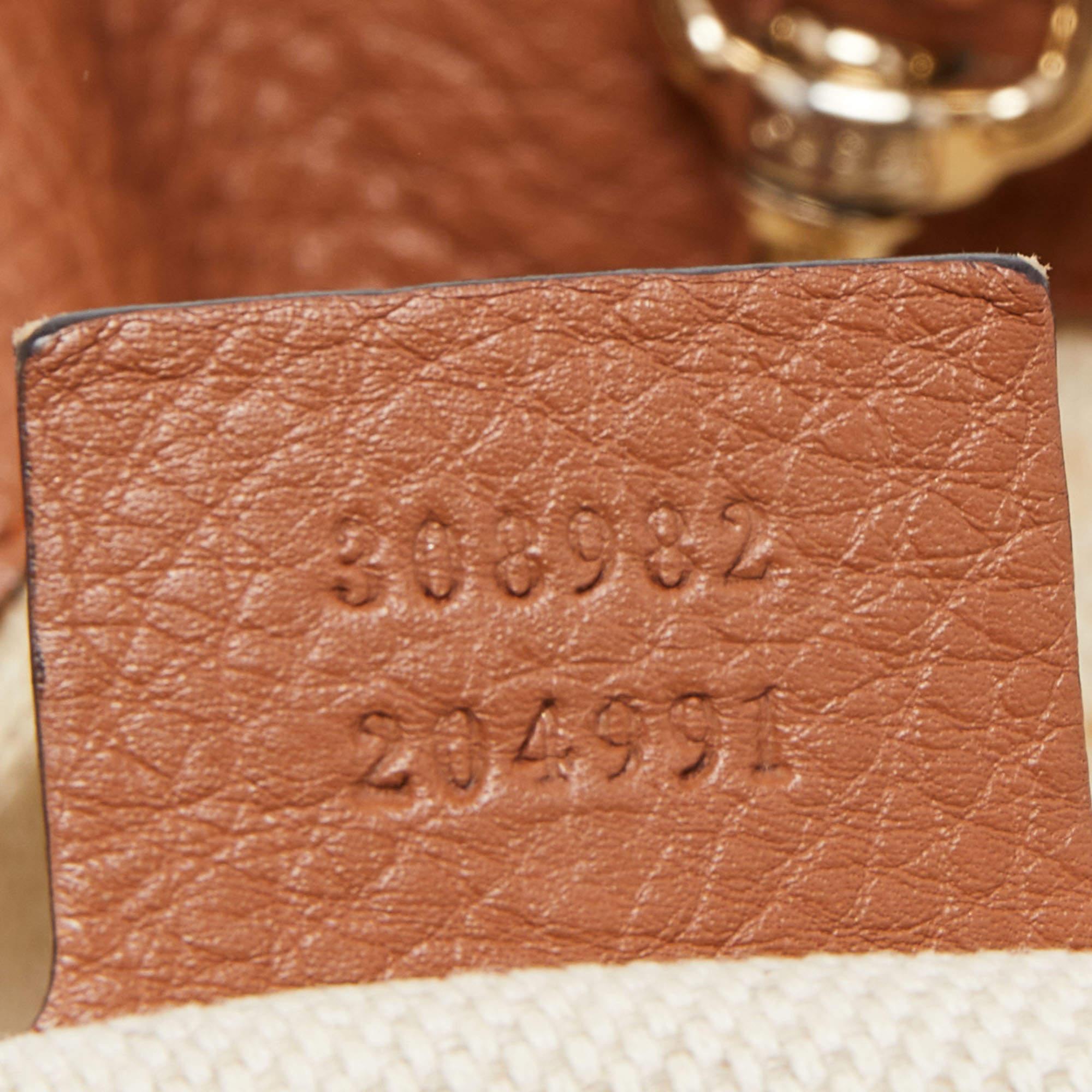 Gucci Brown Leather Medium Soho Chain Shoulder Bag 9