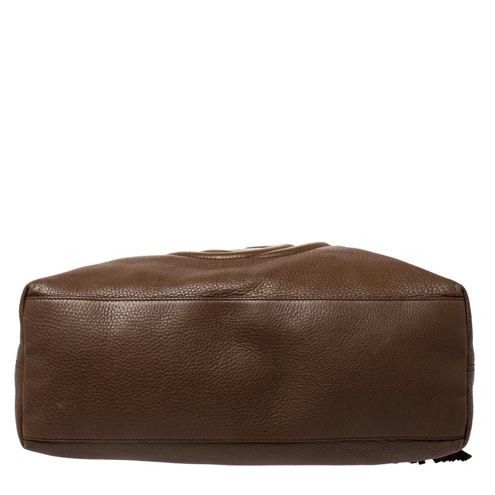 Gucci Brown Leather Medium Soho Shoulder Bag 6
